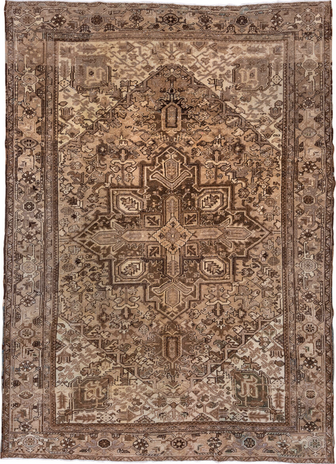 Antique Heriz Area Rug (7' x 10')
